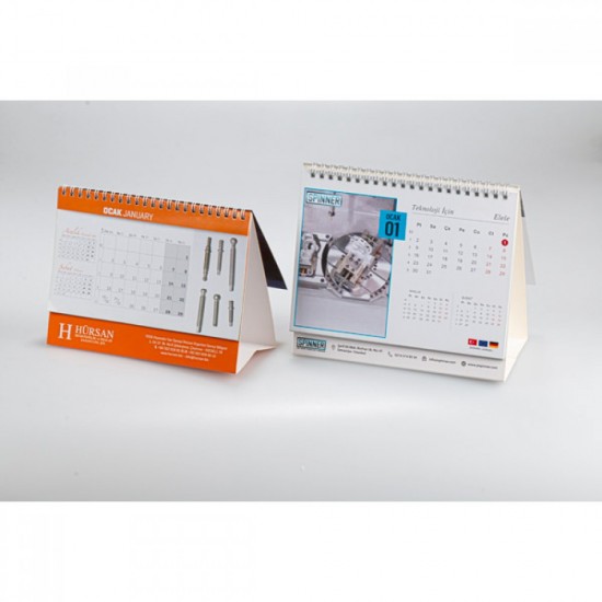 AMT-06 Karton Taşıyıcılı Masa Takvimi AMT-06 Karton Taşıyıcılı Masa Takvimi