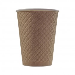 KBD-07 Waffle Kraft Karton Bardak