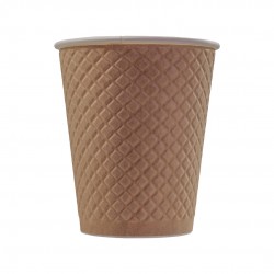 KBD-06 Waffle Kraft Karton Bardak