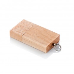 Dikdörtgen Ahşap USB-215