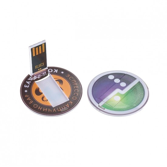 yuvarlak kart usb, promosyon usb bellek, kart usb, yuvarlak usb bellek, baskılı usb kart, kurumsal usb bellek, fuar promosyon usb