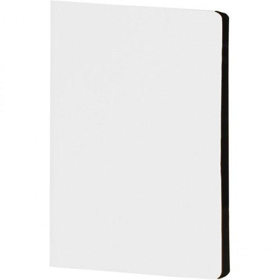 Beyaz termos, defter, powerbank ve USB bellek içeren özel kutulu VIP promosyon hediye seti.