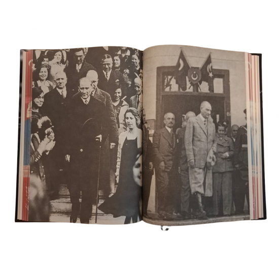 Atatürk ajandası, 2026 ajanda, tarihlİ ajanda, Atatürk temalı ajanda, promosyon ajanda, kurumsal hediye, özel baskılı ajanda, Sann Promosyon Atatürk Ajandası