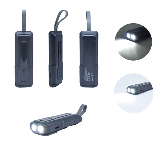 fenerli powerbank, led ışıklı powerbank, promosyon powerbank, taşınabilir şarj cihazı, logo baskılı powerbank