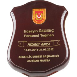 BK-75 Ahşap Plaket